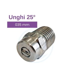 Duza presiune inox 1/4 pentru lance de spalare 25°- 035 mm