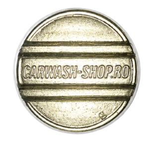 Jeton Spalatorie Auto 25,8x2,3mm ,,Carwash-Shop''/500 buc